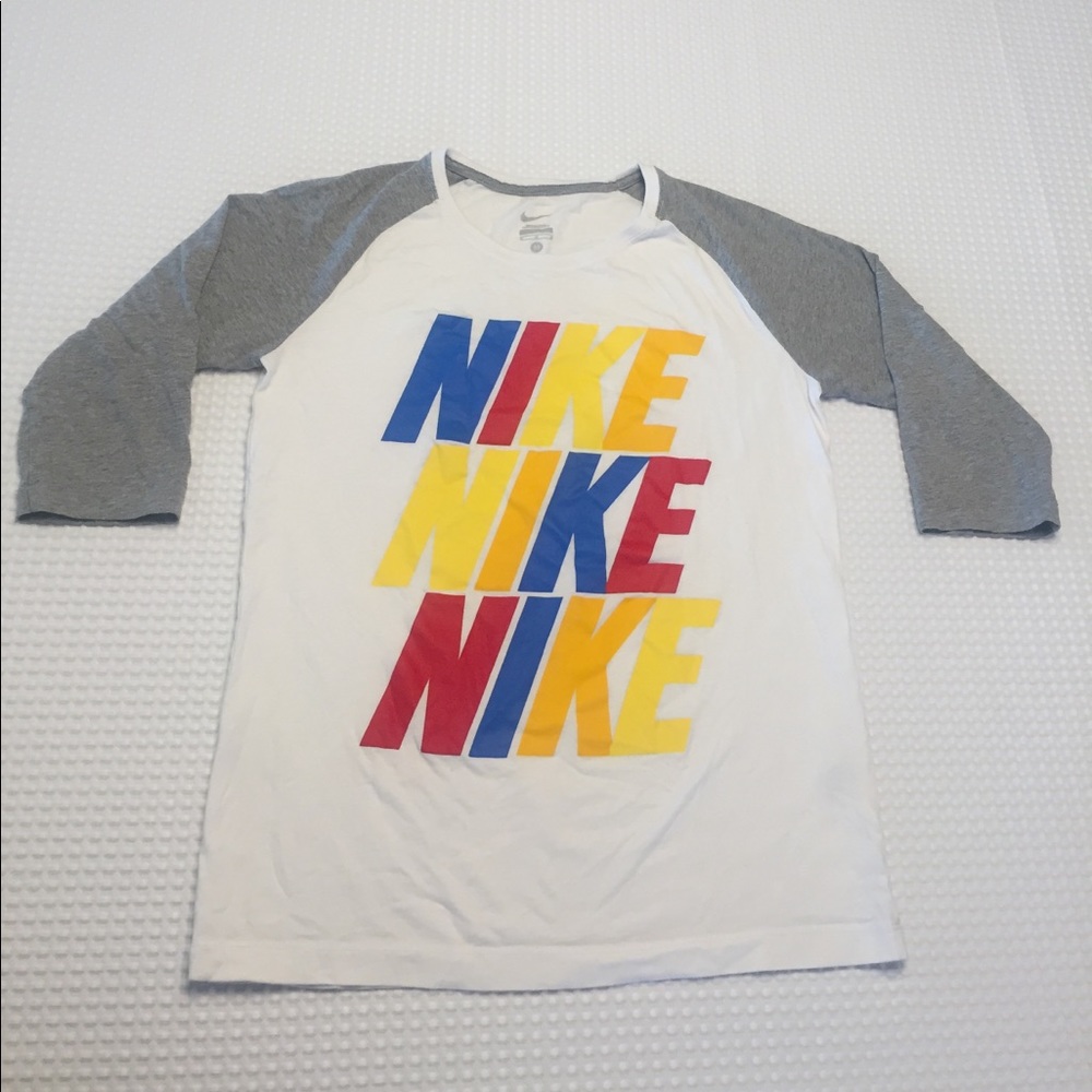 Nike Half Sleeve Multicolored Tee Shirt